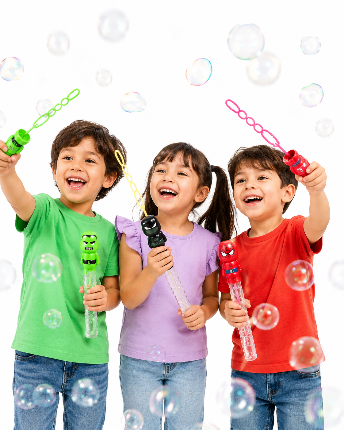 Kids Cartoon Bubble Wand Toy – Colourful Character Bubble Blower Kids Cartoon Bubble Wand Toy – Colourful Character Bubble Blower - Image 1
