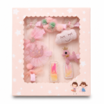 Luxury Handmade Girls Hair Clips Gift Box – Crown Design